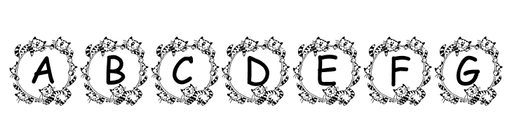 Jenna s Kitties  Free Fonts Download