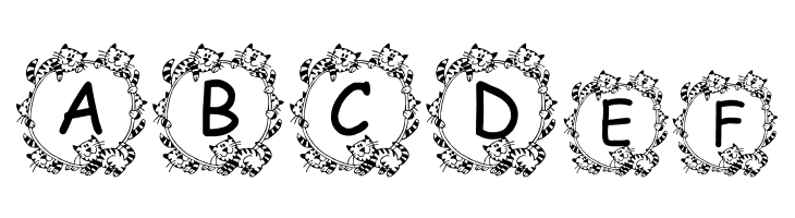 Jenna s Kitties  Free Fonts Download