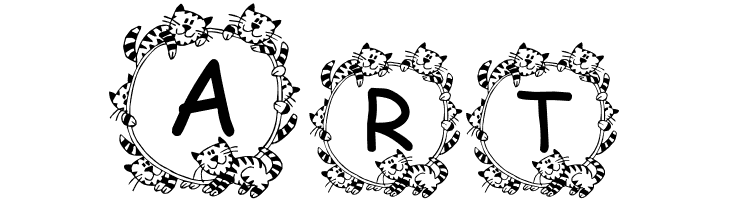Jenna s Kitties  Free Fonts Download