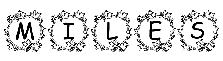 Jenna s Kitties  Free Fonts Download