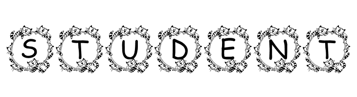 Jenna s Kitties  Free Fonts Download