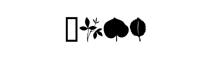 Leaves  Free Fonts Download