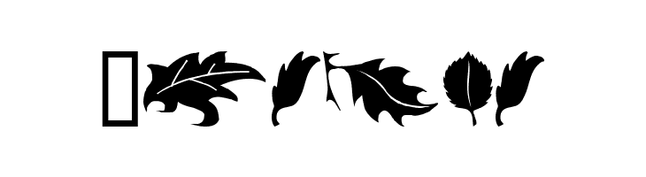 Leaves  Free Fonts Download