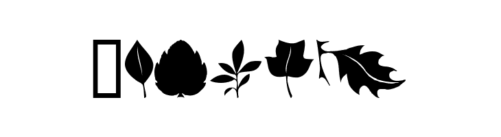 Leaves  Free Fonts Download