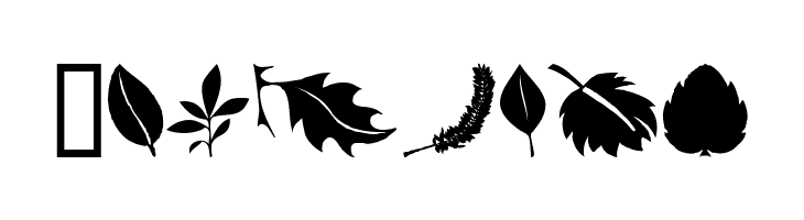 Leaves  Free Fonts Download