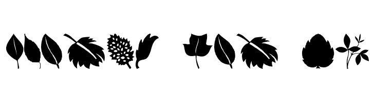 Leaves  Free Fonts Download