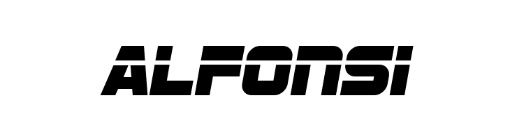 ALFONSI SF Sports Night Font