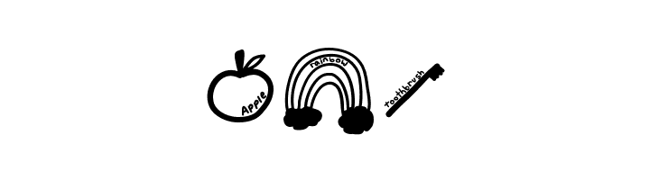 KBABCDoodles  Free Fonts Download