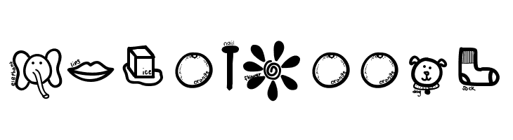 KBABCDoodles  Free Fonts Download