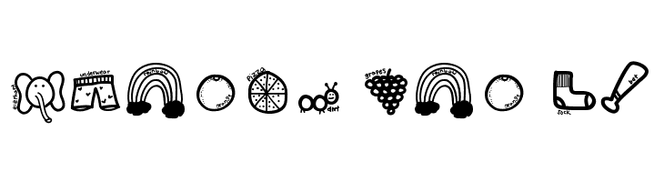 KBABCDoodles  Free Fonts Download