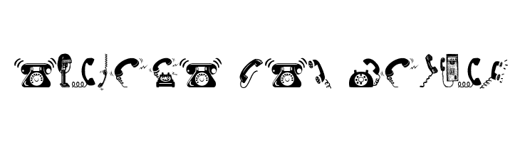 I AM TELEFONO  Free Fonts Download