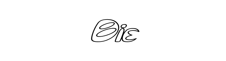 Qurve Hollow Wide Italic  Free Fonts Download