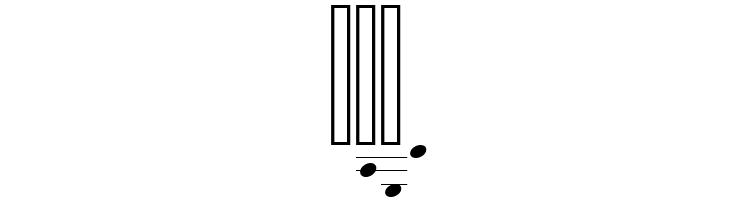 StaffClefPitches  Free Fonts Download