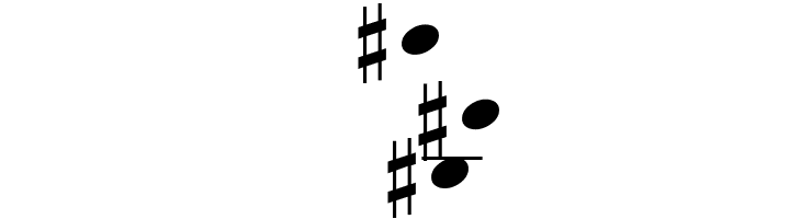 StaffClefPitches  Free Fonts Download