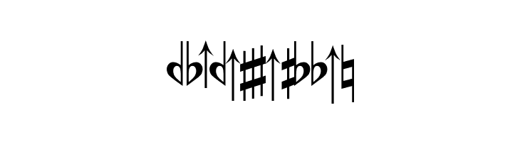 Accidentals  Free Fonts Download