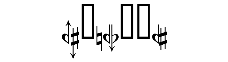 Accidentals  Free Fonts Download