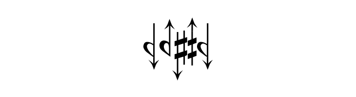 Accidentals  Free Fonts Download
