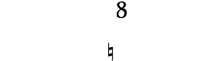 FiguredBassMHGPL  Free Fonts Download