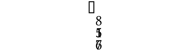 FiguredBassMHGPL  Free Fonts Download