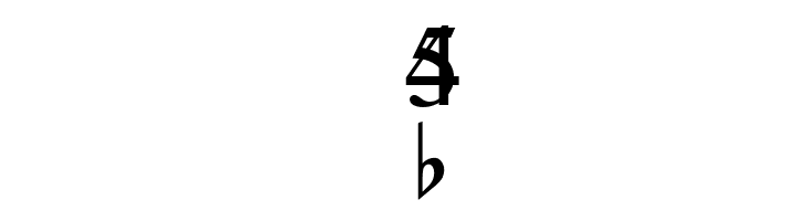 FiguredBassMH  Free Fonts Download