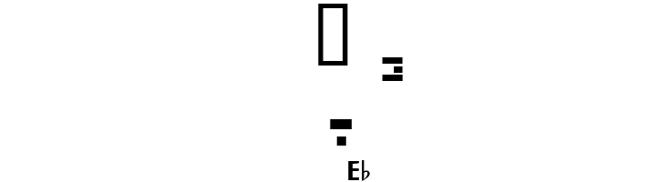 Woodwind Tablature Sax Graphic  Free Fonts Download