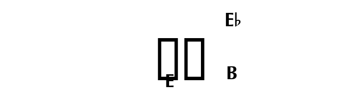 Woodwind Tablature Sax US  Free Fonts Download