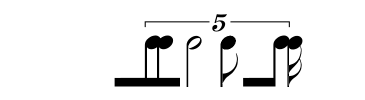 RhythmsDownstem  Free Fonts Download