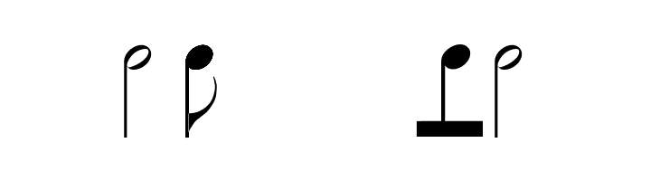 RhythmsDownstem  Free Fonts Download