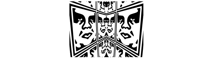 Obey3DCaps  Free Fonts Download