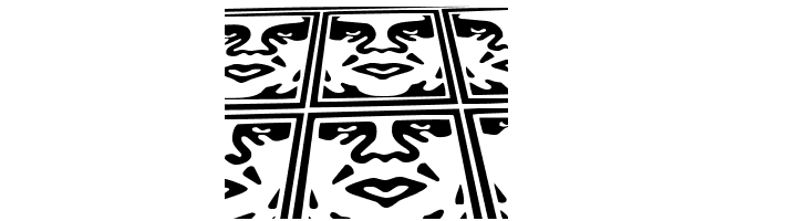 Obey3DCaps  Free Fonts Download