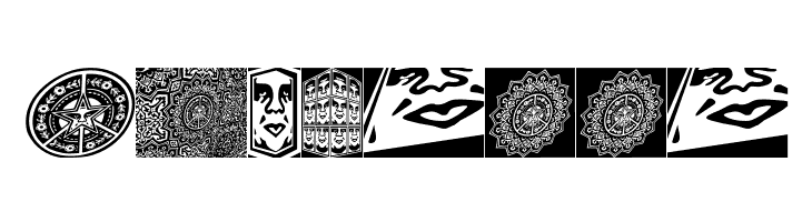 Obey3DCaps  Free Fonts Download