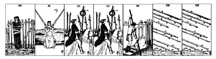 Gypsy Tarot-Minor Arcana  Free Fonts Download