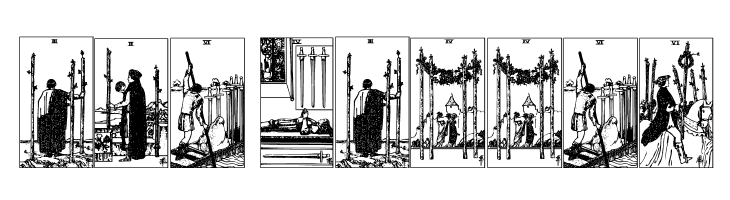 Gypsy Tarot-Minor Arcana  Free Fonts Download