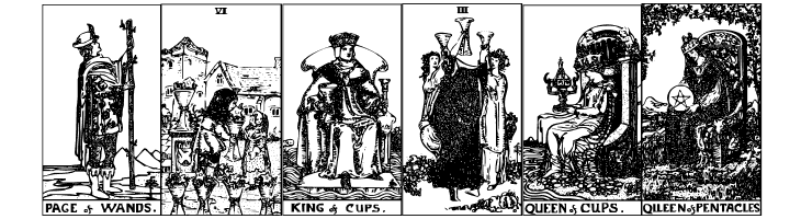 Gypsy Tarot-Minor Arcana  Free Fonts Download