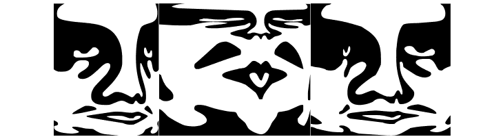 ObeyDadaCaps  Free Fonts Download