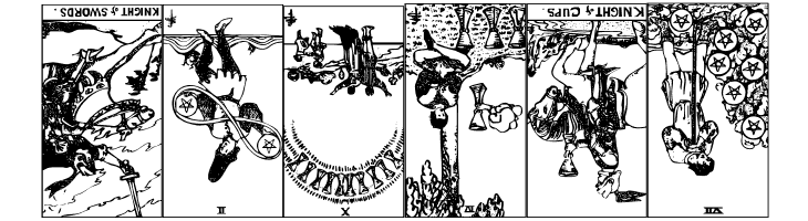 Gypsy Tarot-Minor Arcana Inverted  Free Fonts Download