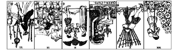 Gypsy Tarot-Minor Arcana Inverted  Free Fonts Download