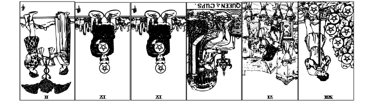 Gypsy Tarot-Minor Arcana Inverted  Free Fonts Download
