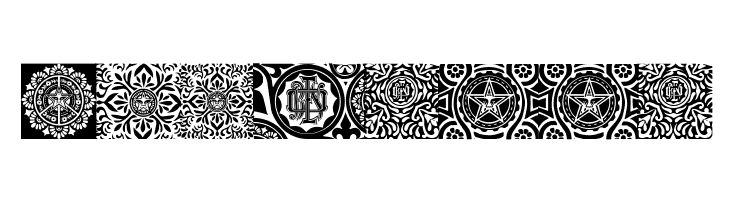 ObeyPatternsCaps  Free Fonts Download