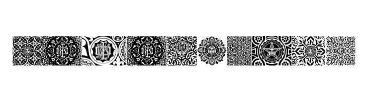 ObeyPatternsCaps  Free Fonts Download