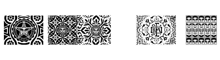 ObeyPatternsCaps  Free Fonts Download