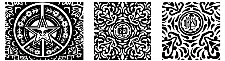 ObeyPatternsCaps  Free Fonts Download