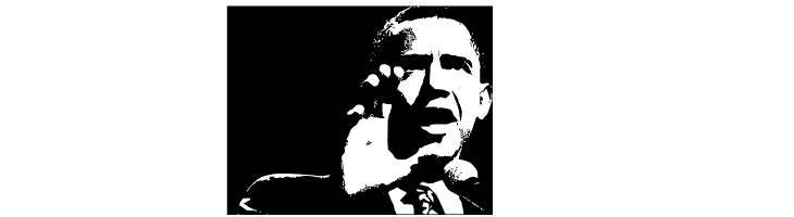 Obamaglyph  Free Fonts Download