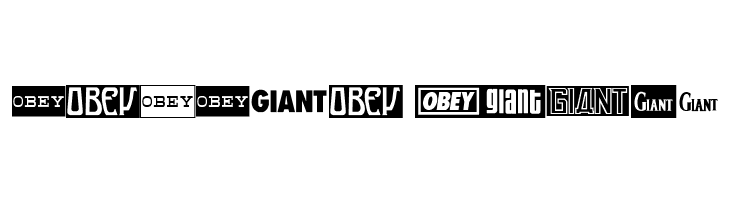 ObeyGiantPosterCaps  Free Fonts Download