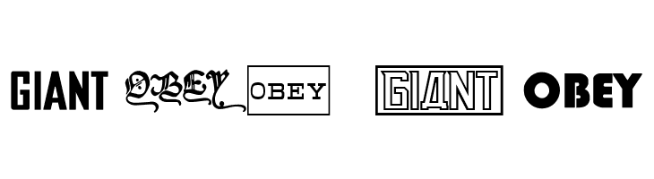 ObeyGiantPosterCaps  Free Fonts Download