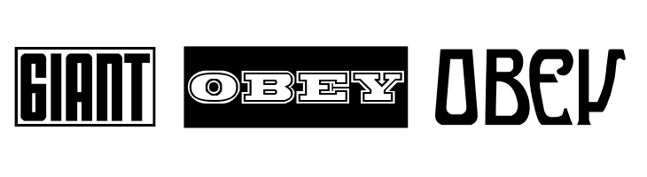 ObeyGiantPosterCaps  Free Fonts Download