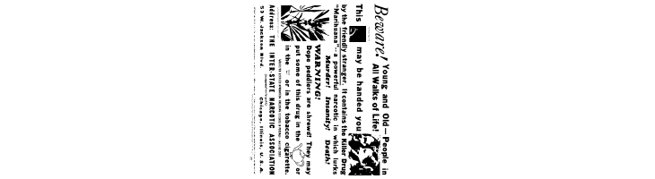 BewarethefriendlystrangerLandscape  Free Fonts Download