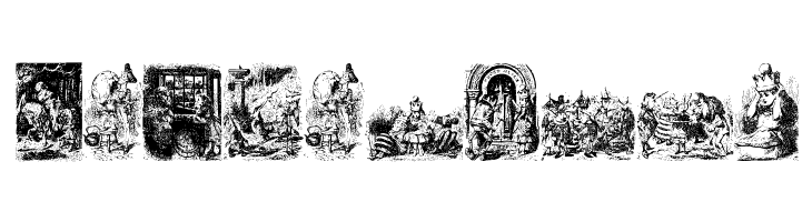 Through the Looking Glass2  Free Fonts Download