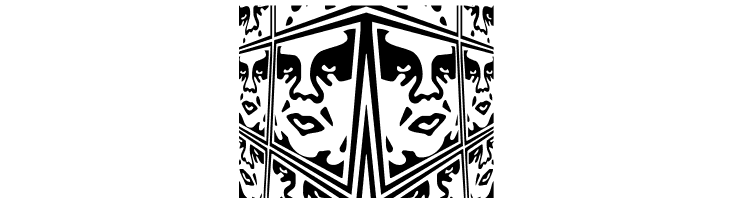 Obey3DAltCaps  Free Fonts Download