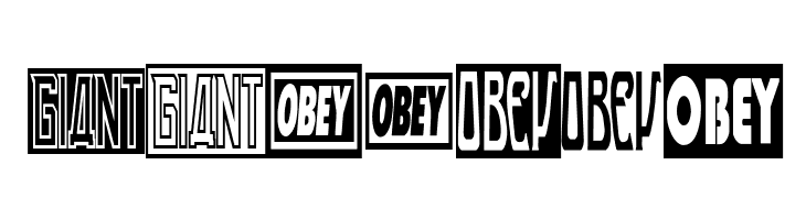 ObeyGiantPosterCondensedCaps  Free Fonts Download
